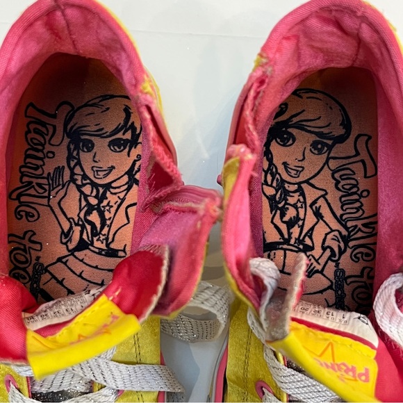 Skechers Twinkletoes Satin Hightops, Size 1 - Picture 10 of 12